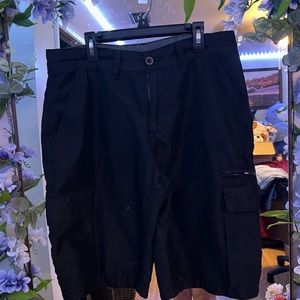 Black Cargo Shorts